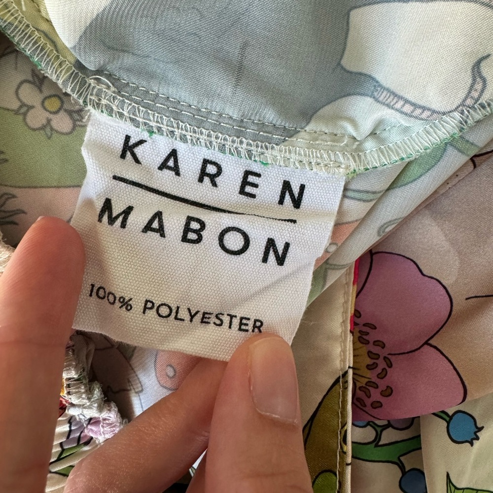 Karen Mabon Floral and Animal Print Pants - Picture 7 of 8